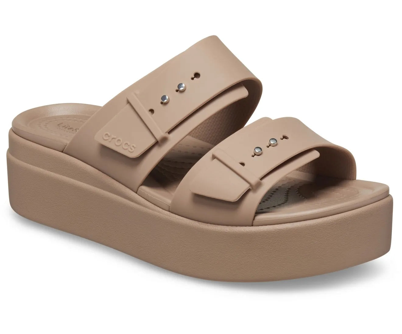 Brooklyn Buckle Low Sandal - Brown